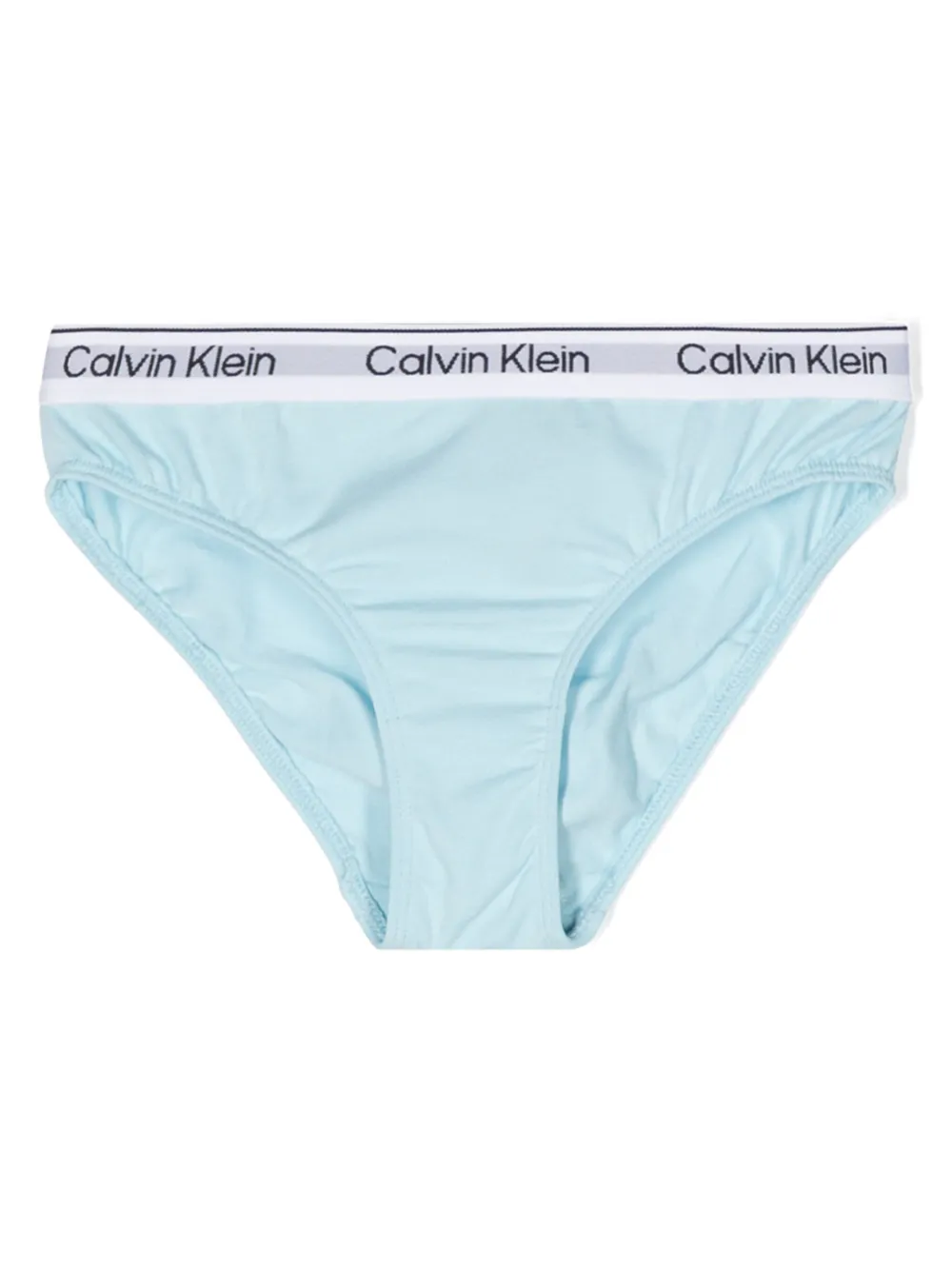Calvin Klein Kids Twee paar slips met logo-jacquard Roze