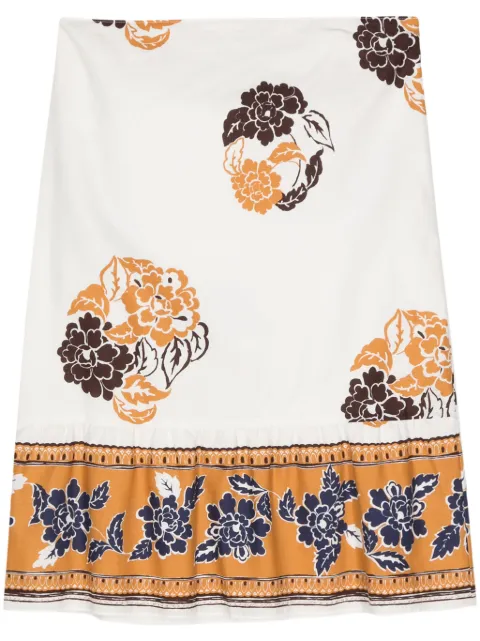 Miu Miu 2000s floral-print skirt Women