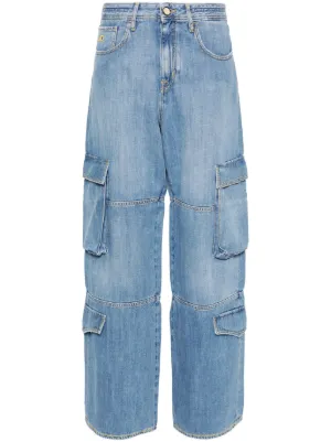 Off-White Meteor cut-out straight-leg Jeans | Blue | FARFETCH