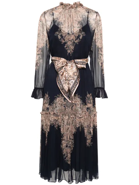 ZIMMERMANN Natura Tubular midi dress
