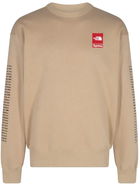 Supreme x The North Face "Khaki" sweatshirt