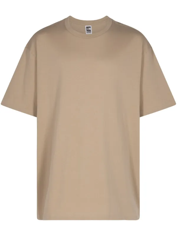 【THE NOTRH FACE】 STITCH DYEING S/S R/TEE- BEIGE_BROWN Supreme x The North Face