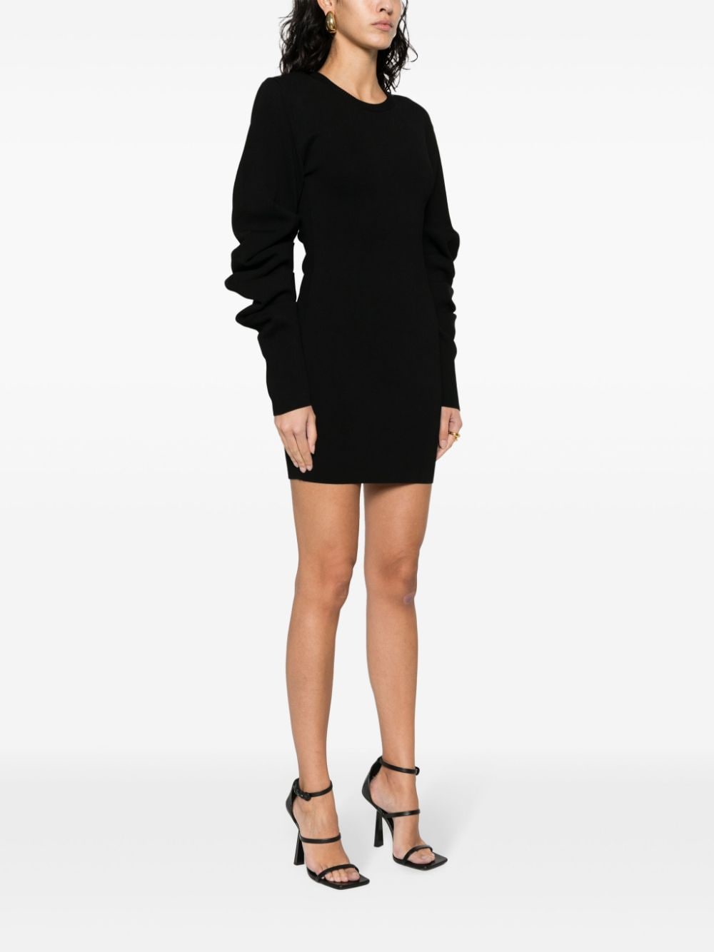 Shop Gauge81 Girona Mini Dress In Black
