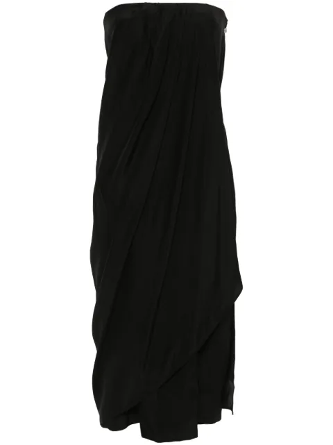 GAUGE81 vestido midi de seda Onna