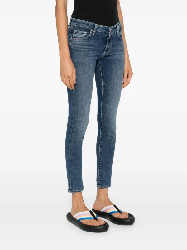 【AG】Legging Ankle スーパースキニーアンクルデニム フィット AG Jeans Legging Ankle スキニージーンズ | ブルー | FARFETCH JP