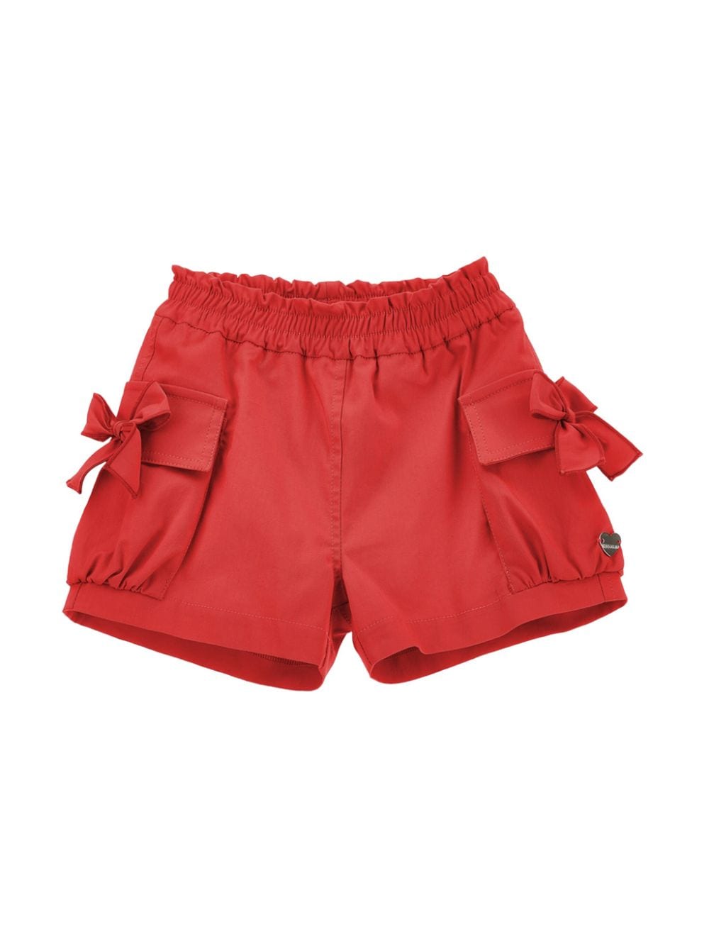 Monnalisa Babies' 蝴蝶结细节短裤 In Red