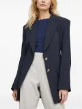 BOSS open-back blazer - Blue