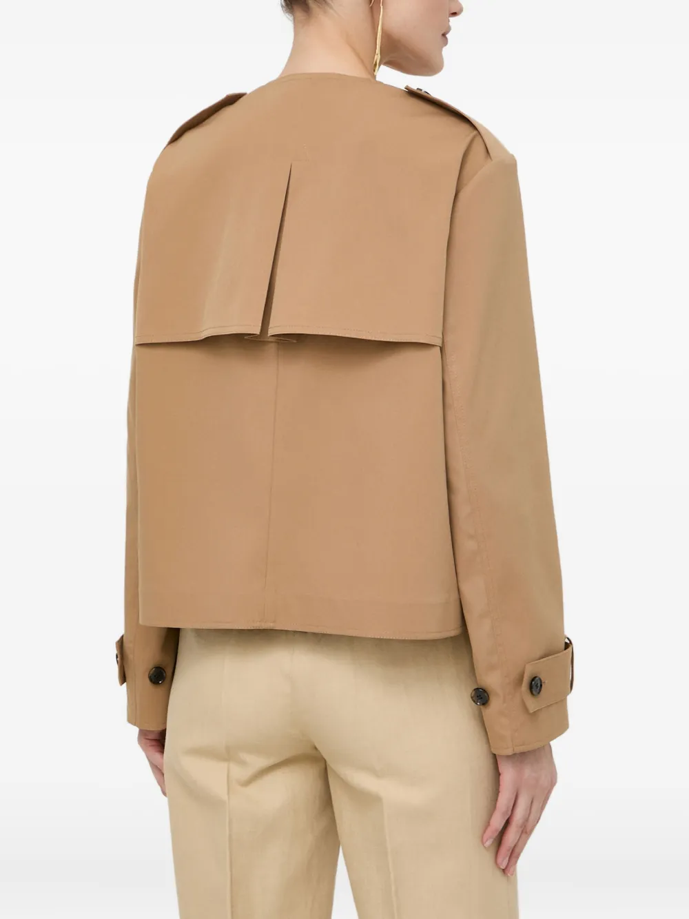 Hugo Boss Boss Camoera Double Breasted Jacket In Brown