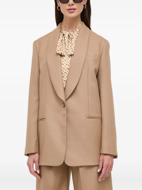 BOSS shawl-collar single-breasted blazer
