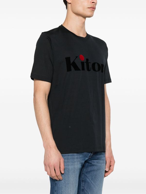 Kiton フロックロゴ Tシャツ - Farfetch