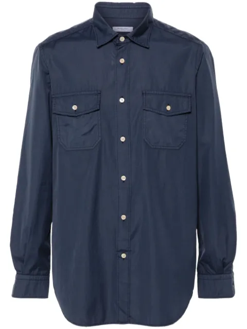 Boglioli chemise en coton à manches longues