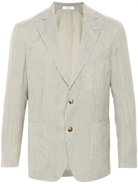 Boglioli blazer con motivo de rayas y botones