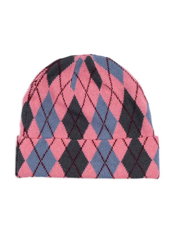 Supreme Argyle Cashmere Beanie (FW21) - $48