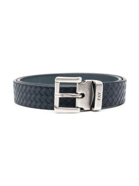 Fay Kids interwoven leather belt