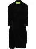 GAUGE81 Miya silk wrap dress - Black