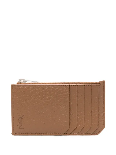 Saint Laurent Cassandre leather cardholder