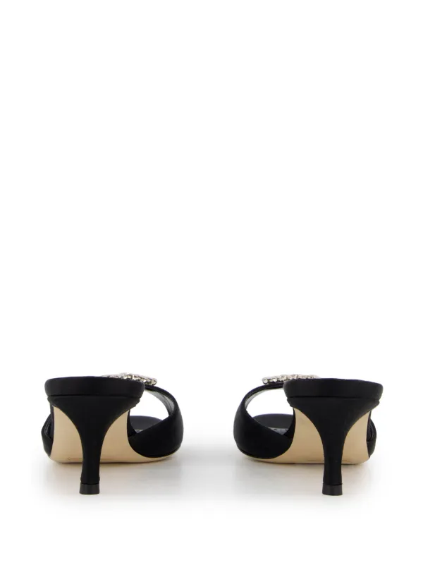 【MANOLO BLAHNIK 】★Fabio 50mm ビジューミュール Manolo Blahnik Fabio 50mm crystal-embellished Sandals
