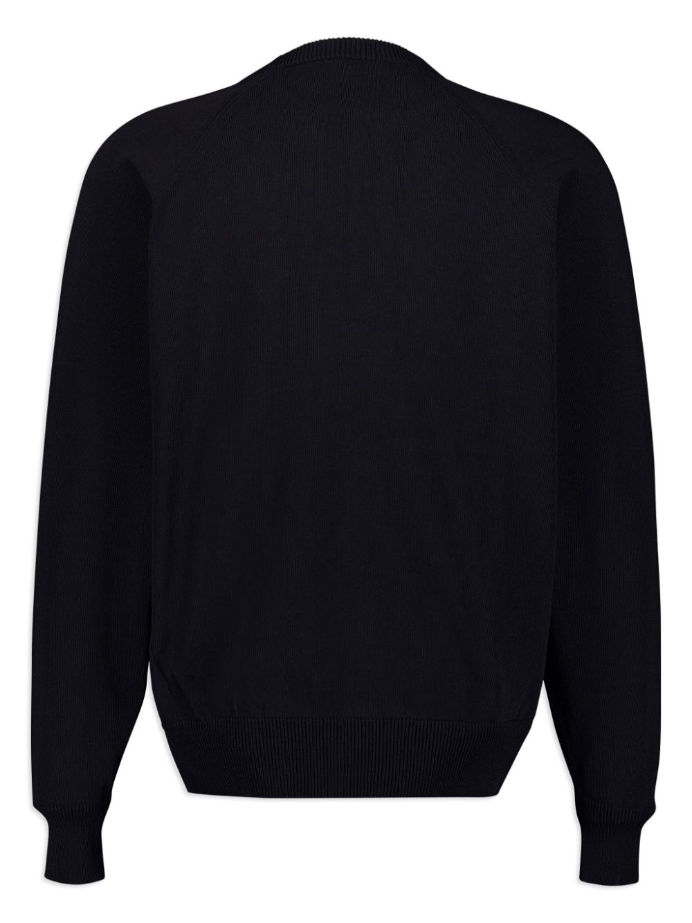 Shop Y-3 Logo Knitted Sweatshirt In Black