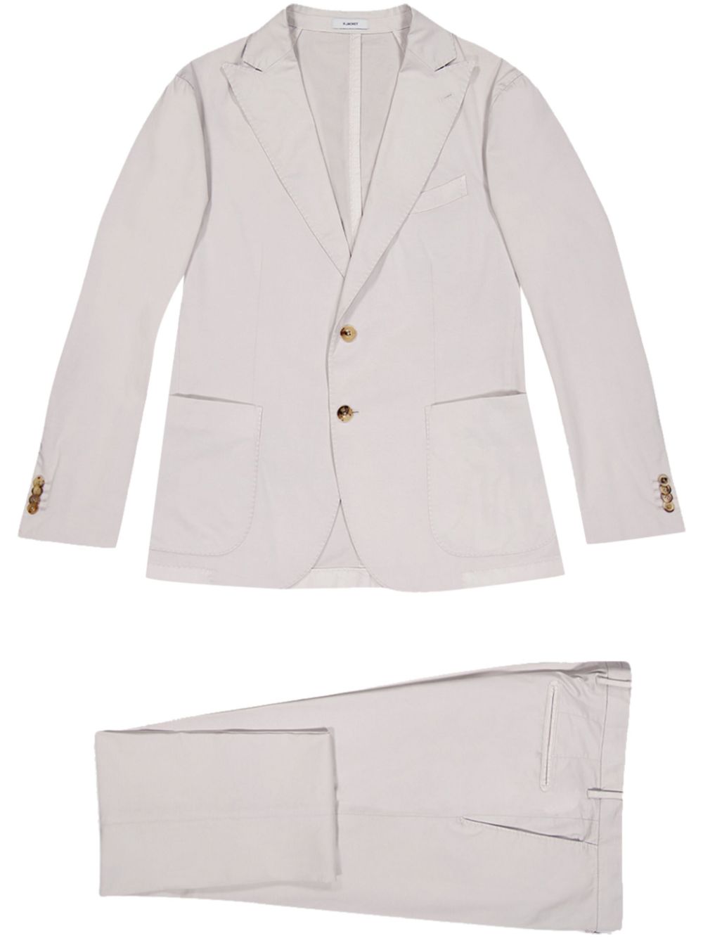 Boglioli single-breasted suit - Neutrals