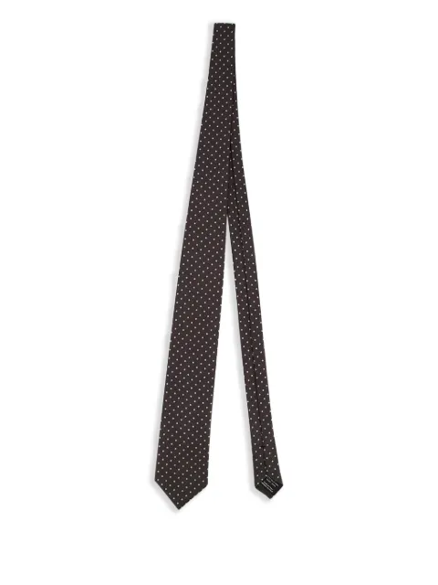 TOM FORD polka dot silk tie