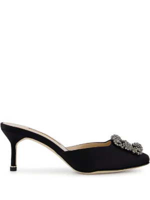 Manolo Blahnik(マノロ・ブラニク)ミュール - FARFETCH Manolo Blahnik(マノロ・ブラニク)ミュール - FARFETCH