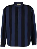Marrakshi Life two-tone striped shirt - Blue