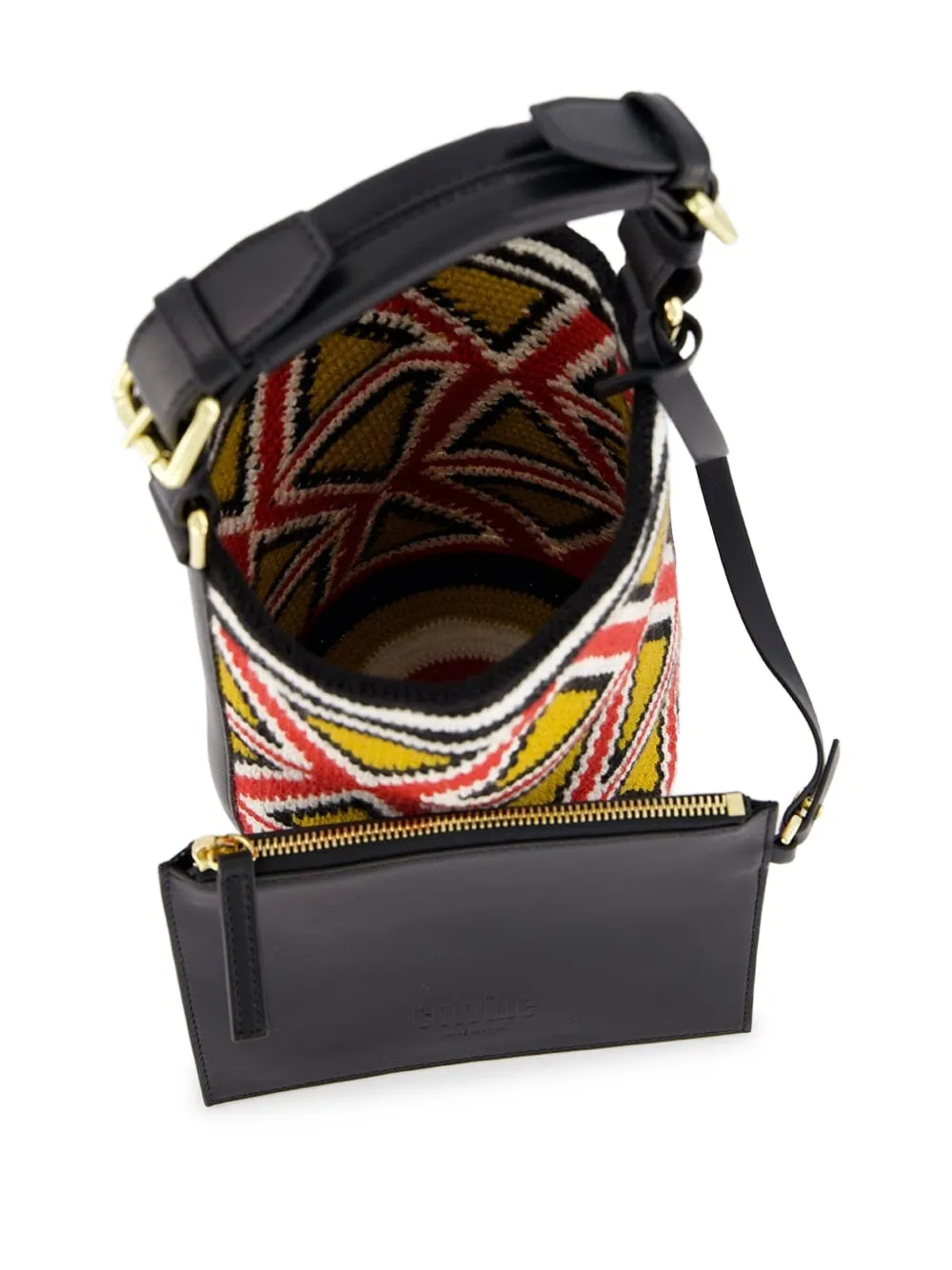 COLVILLE SMALL TRIANGLE CLUTCH BAG