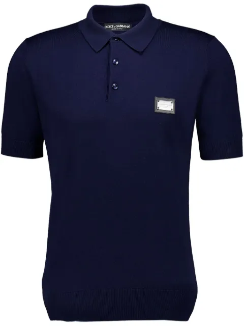Dolce & Gabbana playera tipo polo con manga larga
