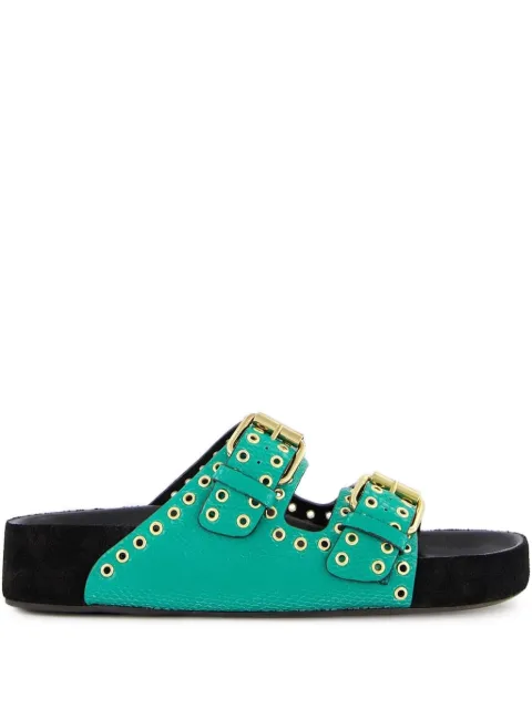ISABEL MARANT leather slides