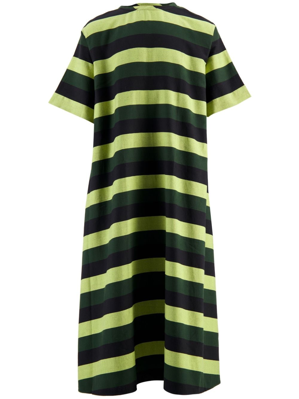 Marrakshi Life striped T-shirt dress - Black