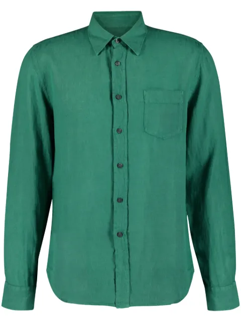 120% Lino long-sleeve linen shirt
