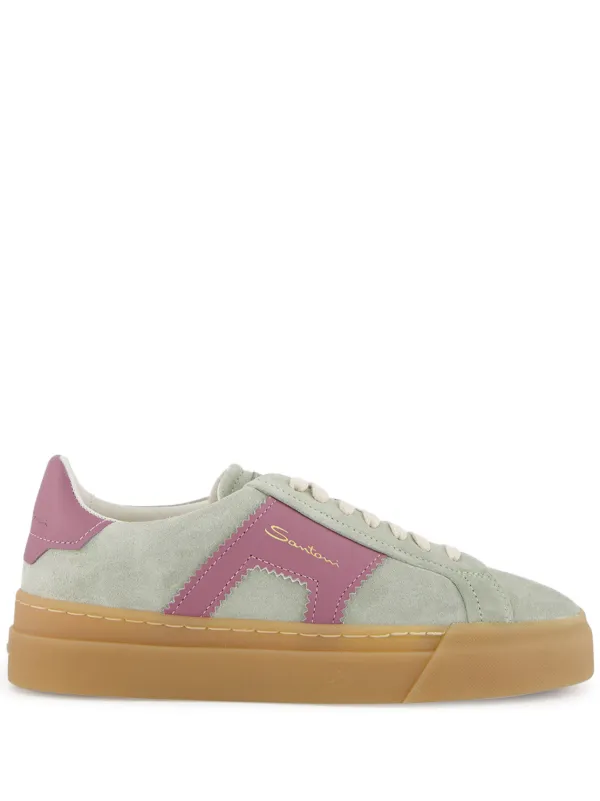 Santoni Double Buckle Trainers Green FARFETCH VN