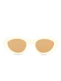 Retrosuperfuture geometric-frame sunglasses - White