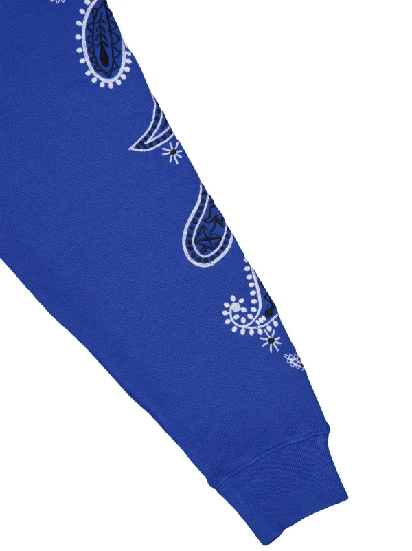 【送料&関税込】Off-White Bandana Arrow Skate Crewneck Sweat Off-White Bandana Arrow Skate Cotton Sweatshirt | Blue