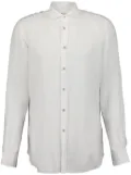 Boglioli long-sleeve linen shirt - White