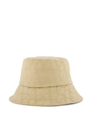 ハット Valentino Garavani Ivory Felt Bucket Hat Valentino Garavani Women Ivory Felt Bucket Hat In White