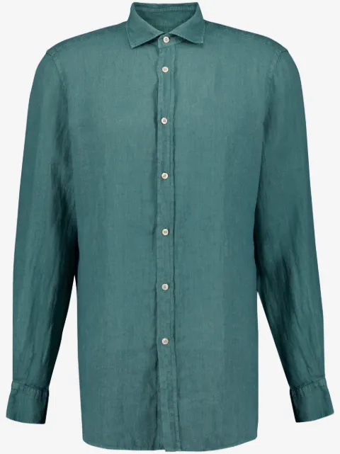 Boglioli classic-collar linen shirt