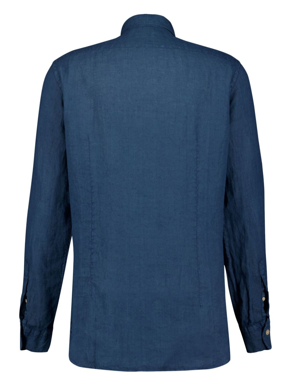 Boglioli long-sleeve linen shirt - Blauw