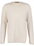 120% Lino crew-neck linen jumper - Neutrals
