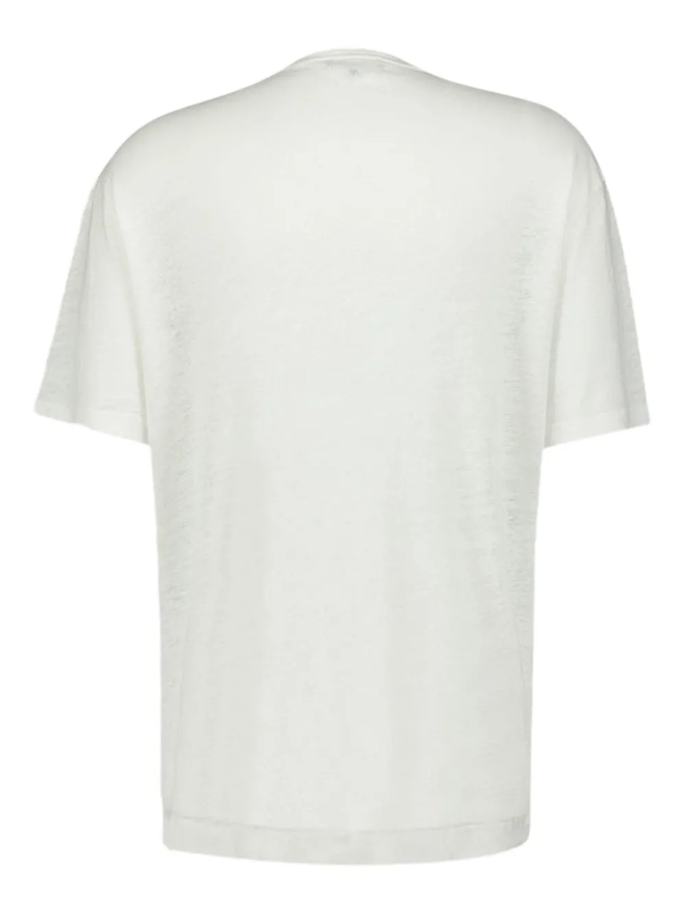 Frescobol Carioca Carmo T-shirt met ronde hals en zak - Wit