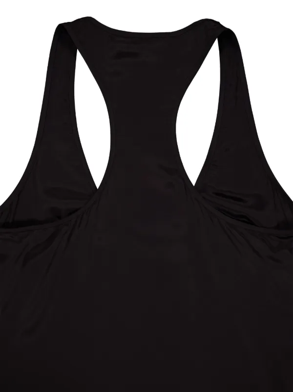 ZIMMERMANN Racerback Silk Tank Top | Black | FARFETCH