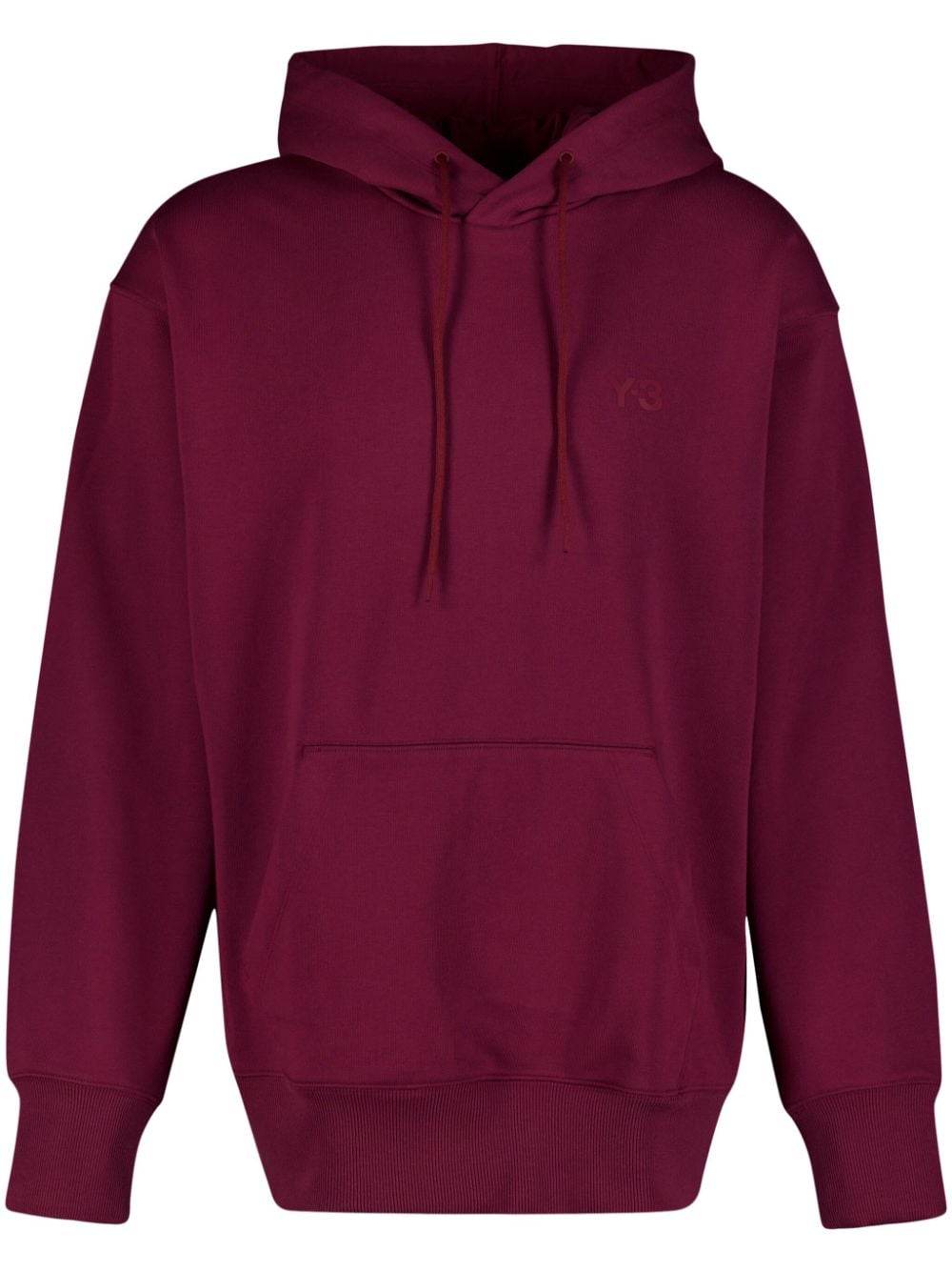 logo-print drawstring hoodie