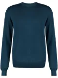 Boglioli crew-neck cotton jumper - Blue