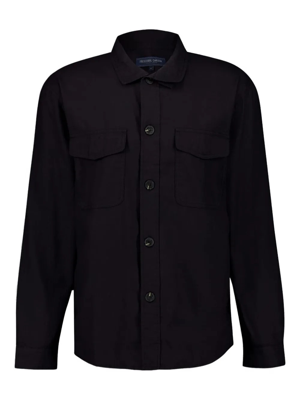 Nuno long-sleeves pocket shirt jacket