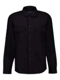 Frescobol Carioca Nuno long-sleeves pocket shirt jacket - Black