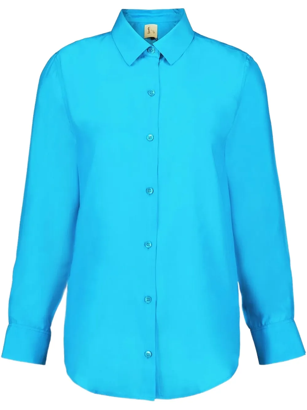Paula Silk Shirt In Blue