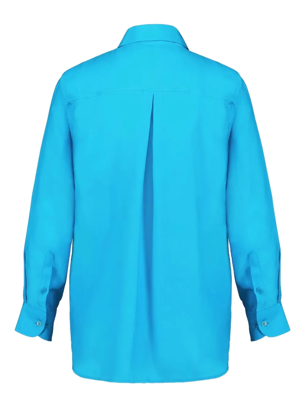 PAULA Zijden blouse - Blauw