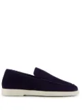 Frescobol Carioca Miguel suede loafers - Blue