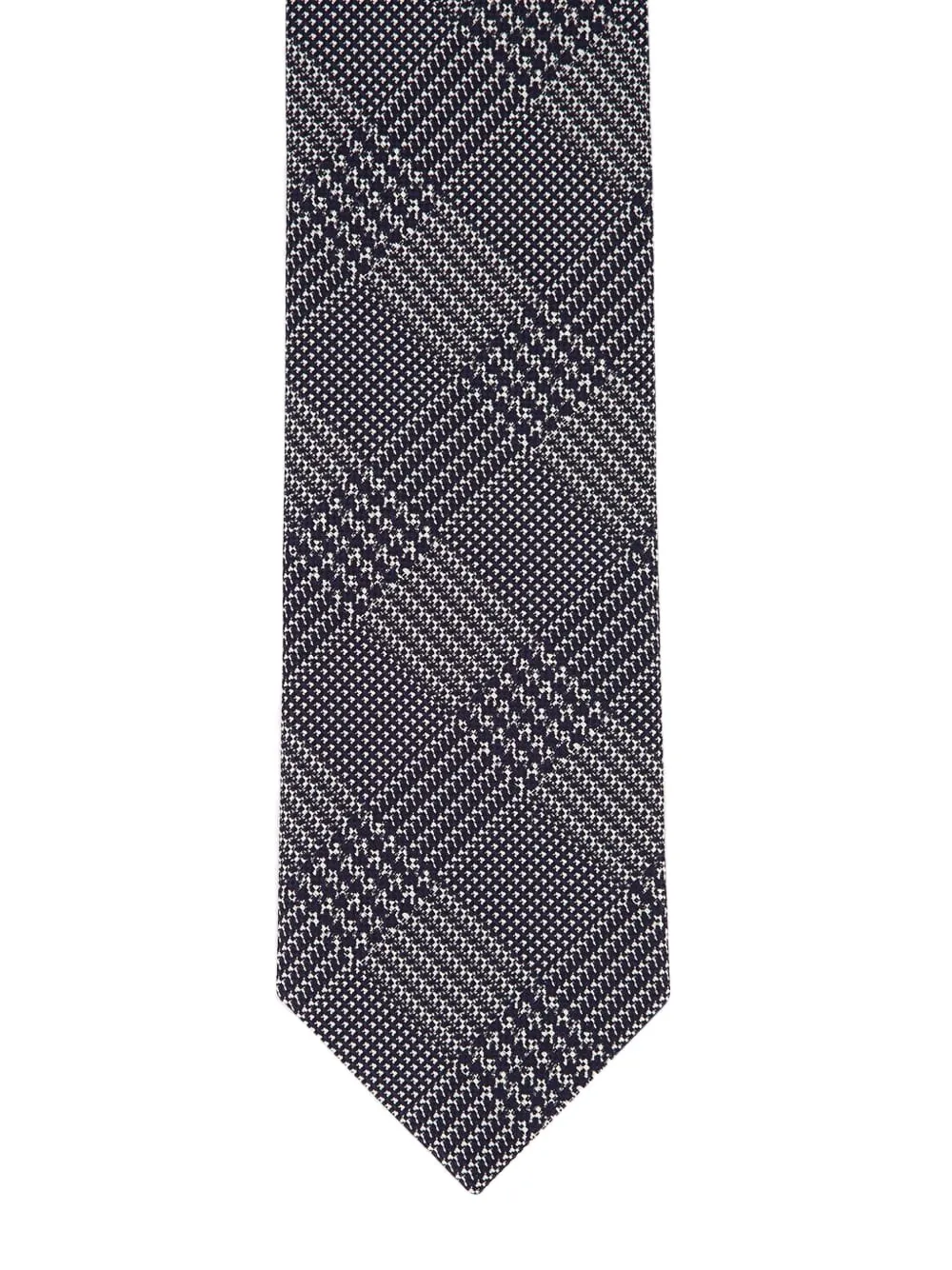 TOM FORD Smalle stropdas met patroon Blauw