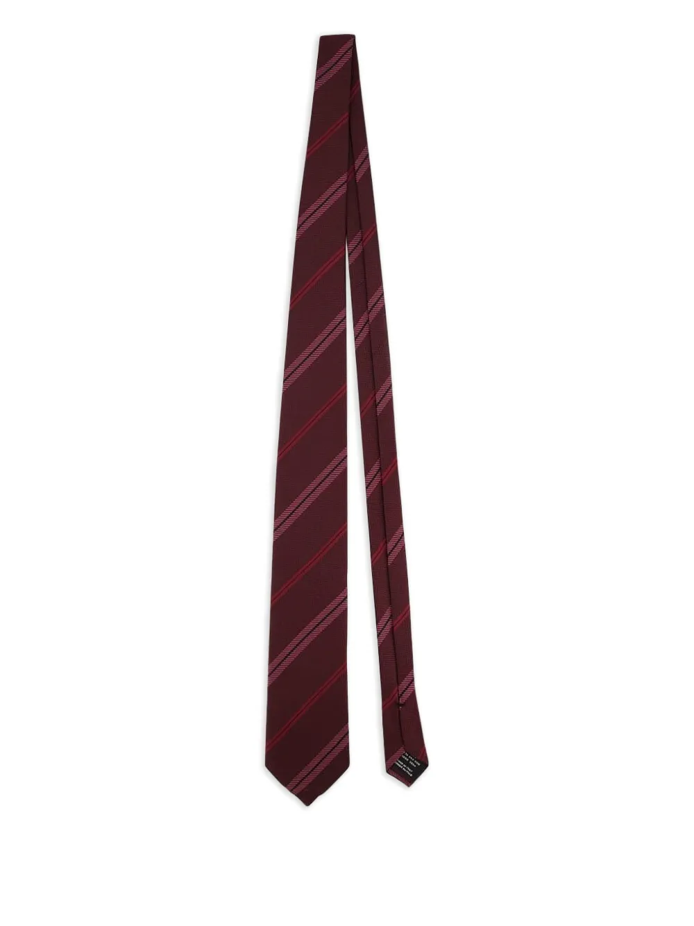 TOM FORD Gestreepte stropdas Rood